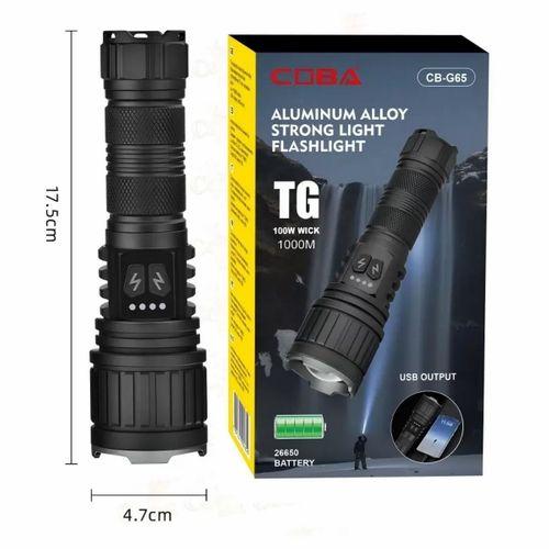 Bedotech Bd-14 10w Tg Led Alüminyum Alaşımlı Zoomlu Type-c Şarjlı El Feneri