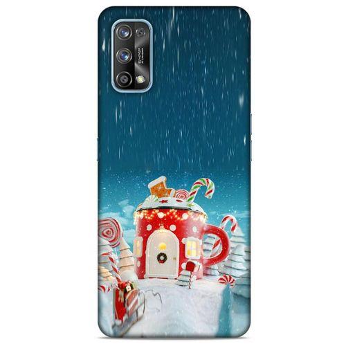 Oppo Realme 7 Pro Kılıf Snowix (13) Silikon Kap Kırmızı