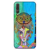 Lopard Huawei P20 Pro Uyumlu Kılıf Sürreal Yüzler ♀ (39) Liquid Crystal Kılıf Baskılı