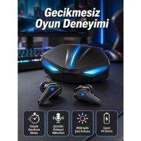 Bluetooth Kulaklık Kulaklığı Rgb Işıklı Oyunlarda Düşük Gecikme