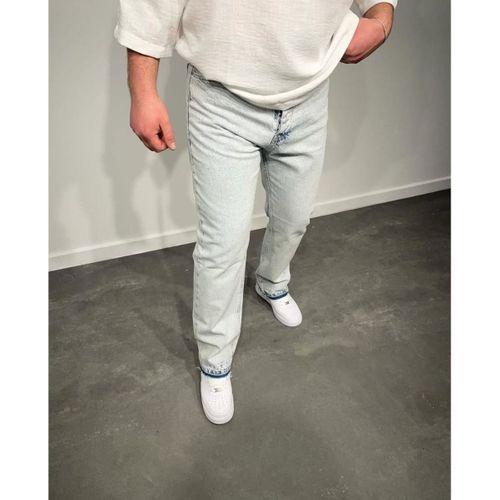 Erkek Paça Detaylı Baggy Jean