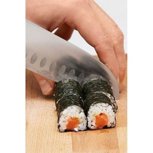 Sürbisa 61950 Sıcak Dövme Oluklu Santoku Şef Aşçı Sürmene Bıçağı 18 Cm