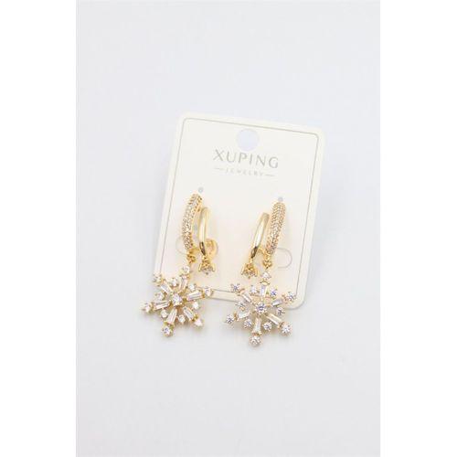 Kar Tanesi Küpe - Altın