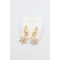 Kar Tanesi Küpe - Altın