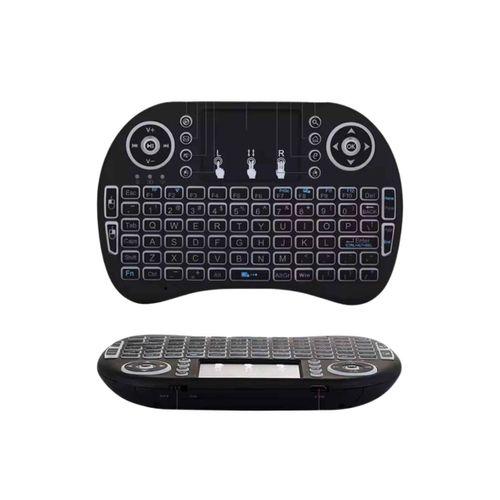 Kablosuz Türkçe Q Klavye Rgb Işıklı Televizyon Ps3 Dokunmatik Mouse