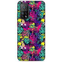 Graffitix (31) Desenli Silikon Kapak Xiaomi Mi 10T Pro 5G Kılıf