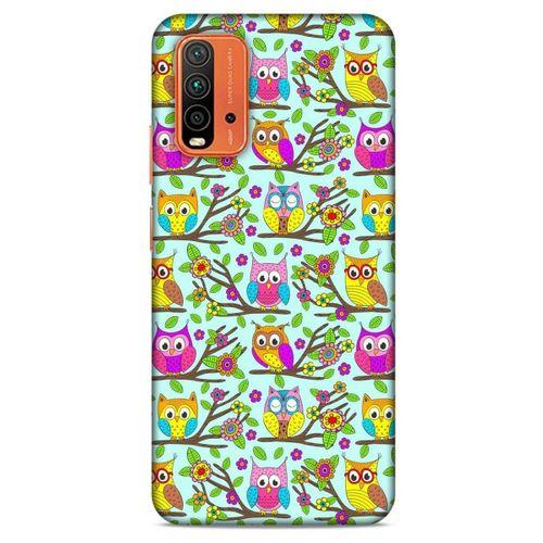 Lopard Xiaomi Redmi Note 9 4g Uyumlu Kılıf Baykuşlar (41) Tank Kılıf