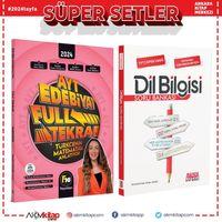 F10 AYT Edebiyat Türkçenin Matematiği Full Tekrar ve AKM Dil Bilgisi Soru Bankası Seti 2 Kitap