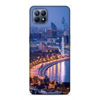 Huawei P40 Lite Uyumlu Kılıf Azarbaijan (29) Arka Koruma Kılıfı Akşam Şehir
