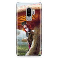 Samsung Galaxy S9 Plus Kılıf Alice Harikalar Diyarında Arka Kapak Koruma Desenli Full Koruyucu