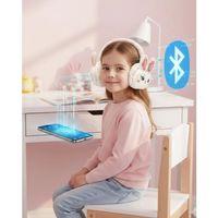 Peluş Tavşan Kulaklı Bluetooth Kulaklık Kablosuz Müzik Ve Tf Kart Destekli