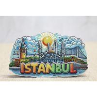 Ahşap İstanbul Temalı Magnet - Model 5