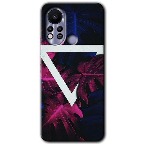 İnfinix Hot 11s Kılıf HD Desen Baskılı Arka Kapak - Mekanik Yaprak