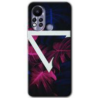 İnfinix Hot 11s Kılıf HD Desen Baskılı Arka Kapak - Mekanik Yaprak