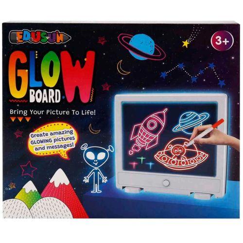 Eğitici Oyuncak  Karanlıkta Parlayan Yazı Tahtası Renkli Eğlence Seti