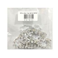 Metal Sıralı Taşlı Bocuk Gümüş 1 M - 3 paket