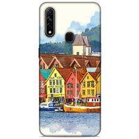 Cityx (21) Oppo A31 Kılıf Silikon Kapak Desenli