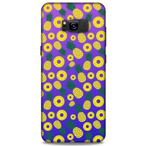 Frutix Ananas 04 Samsung Galaxy S8 Plus Kılıf Desenli Silikon