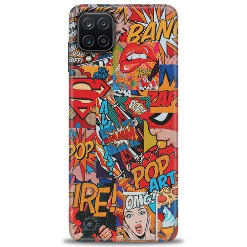 Samsung Galaxy M12 Kılıf HD Baskılı Kılıf - Cartoons + Tam Ekran Koruyucu