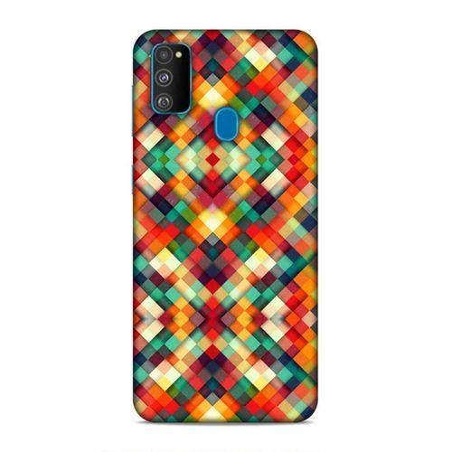 Samsung Galaxy M30s Kılıf Sari Kirmizi Yesil Boyut Arka Kapak Silikon Koruma Full Koruyucu