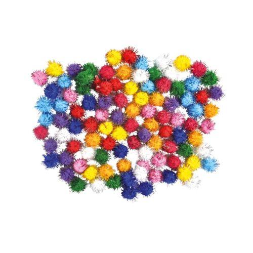 EVENART POMPON METALİK 20 mm 100 'lü PAKET ( İKİ PAKET )