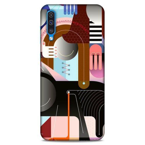 Lopard Samsung Galaxy A50 Uyumlu Kılıf Soyut Sanat (18) Desenli Telefon Kılıfları