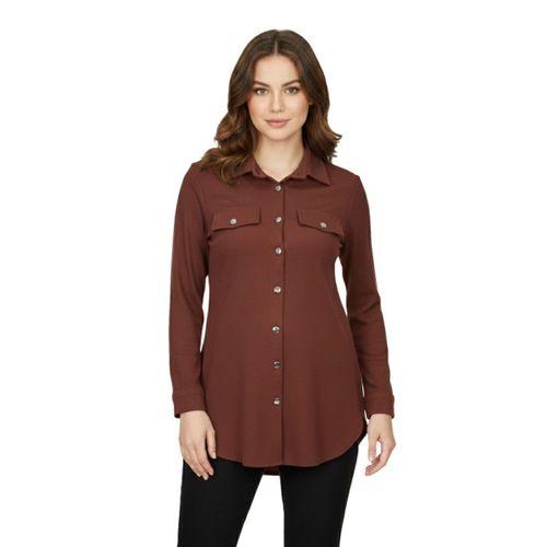 Kadın Düğmeli Cep Modelli Tunik BGL-ST05191