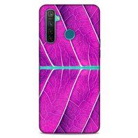 Lopard Oppo Realme 5 Pro Uyumlu Kılıf Bahar (30) Silicone Case Eflatun