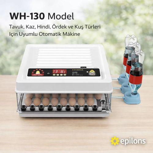 Wh-130 Kuluçka Makinesi -t.uk Kaz Hindi Ördek Ve Kuş Türleri Uyumlu Yedek Motor Hediyeli