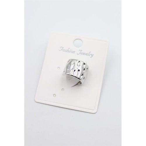 Halka Kıkırdak Küpe - Gümüş