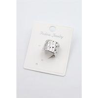 Halka Kıkırdak Küpe - Gümüş