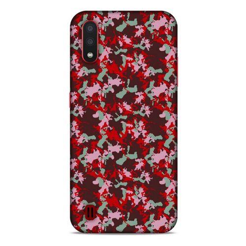 Kamuflaj 18 Samsung Galaxy A01 Kılıf Silikon Kapak