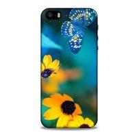 Lopard Apple Iphone 5 Uyumlu Kılıf Bahar (50) Shockproof Kılıf Kelebek Çiçek