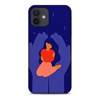 Apple iPhone 12 Kılıf Depresyon (7) Telefon Kılıfı Koyu Kahverengi