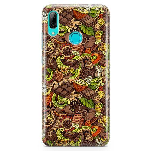 Huawei Y9 2019 Kılıf Krokan Cikolata Arka Kapak Koruma Desenli Full Koruyucu