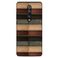 Xiaomi Redmi K20 Kılıf Patchwork (20) Koruyucu Kılıf Bej Siyah
