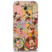 Samsung Galaxy A7 2017 / A720 Kılıf HD Baskılı Kılıf - I Love Mickey + Tam Ekran Koruyucu