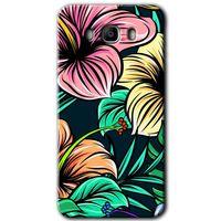 Galaxy J7 2016 Kılıf HD Desen Baskılı Arka Kapak - Çizim Çiçekler