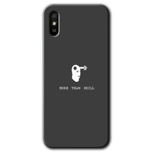 Potkal Hediye Fabrikası Xiaomi Redmi 9A Kılıf HD Desen Baskılı Arka Kapak - Headshot