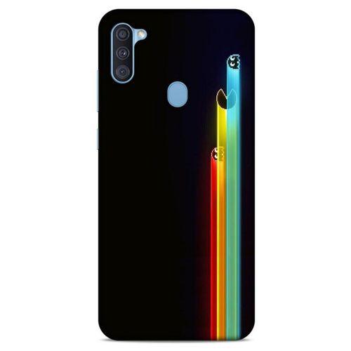 Retro (29) Desen Arka Koruma Kılıfı Renkli Samsung Galaxy A11 Kılıf