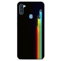 Retro (29) Desen Arka Koruma Kılıfı Renkli Samsung Galaxy A11 Kılıf