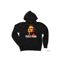 Narcos Plata O Plomo 3 Siyah Kapşonlu Sweatshirt Hoodie