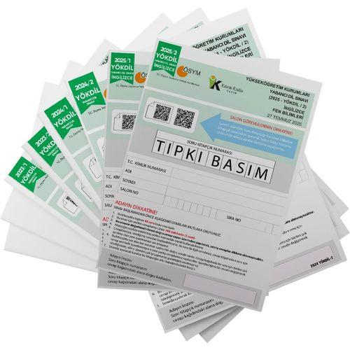 2026 YÖKDİL İngilizce FEN BİLİMLERİ ÖSYM Çıkmış Soru Tıpkı Basım Deneme Paketi 6lı Türkiye Geneli