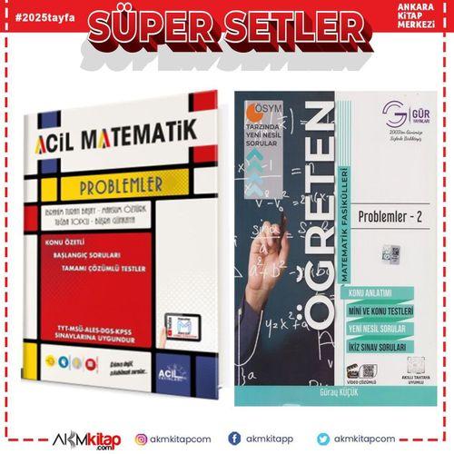 Acil Problemler ve Gür Yayınları Problemler 2 Seti 2 Kitap