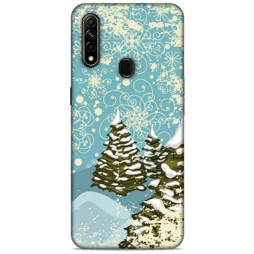 Oppo A31 Kılıf Snowix (29) Arka Koruma Kılıfı Yeşil Krem