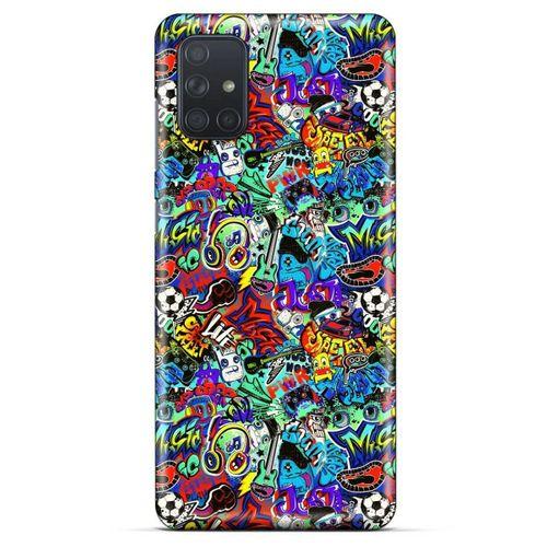 Graffitix (24) Desenli Silikon Kapak Samsung Galaxy M51 Kılıf