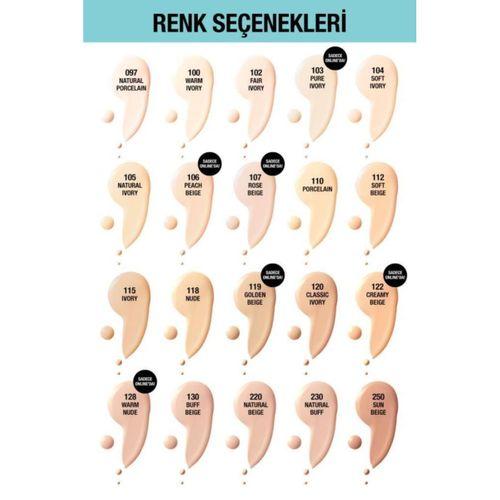 Maybelline New York Fit Me Matte+poreless Fondöten - 110 Porcelain