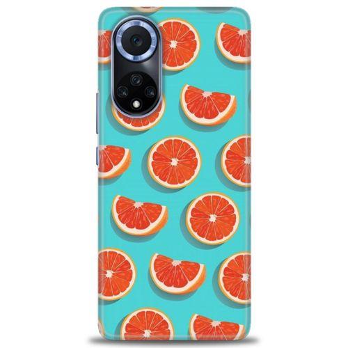 Huawei Nova 9 Kılıf HD Baskılı Kılıf - Portakal Dilimleri + Tam Ekran Koruyucu