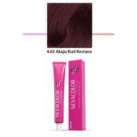 Premium 4.65 Akaju Kızıl Kestane - Kalıcı Krem Saç Boyası 50 g Tüp