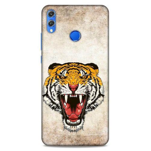 Lopard Huawei Honor 8x Uyumlu Kılıf Tattoo's (4) Koruma Kılıfı Kaplan Dövmesi